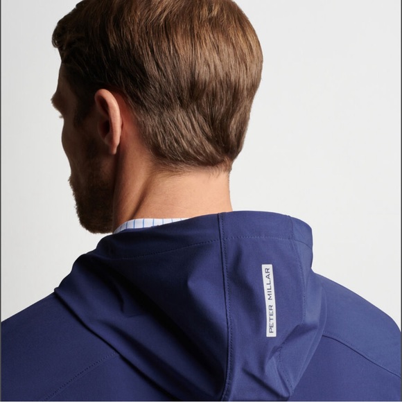 Peter Millar Crown Crafted Flex Adapt Half- Zip Windbreaker Hoodie NWT $250 - Picture 6 of 8